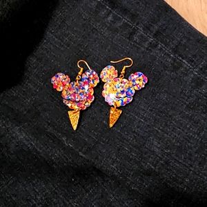 Mouse Icecream earrings